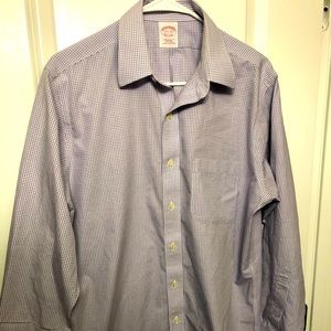 Purple Plaid Brooks Brothers long sleeve button up
